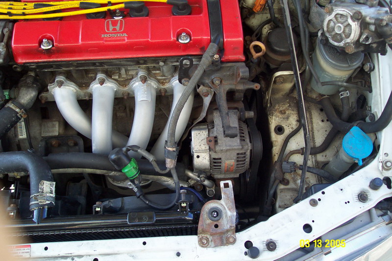 How to change a waterpump on a honda prelude #2